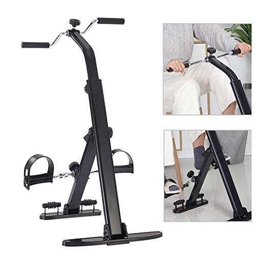 Faltbarer Pedaltrainer Heimtrainer Fitnessgerät Mini-Bike Bewegungstrainer Armtrainer Beintrainer Trainingsgerät Arm Bein Übung Fahrrad