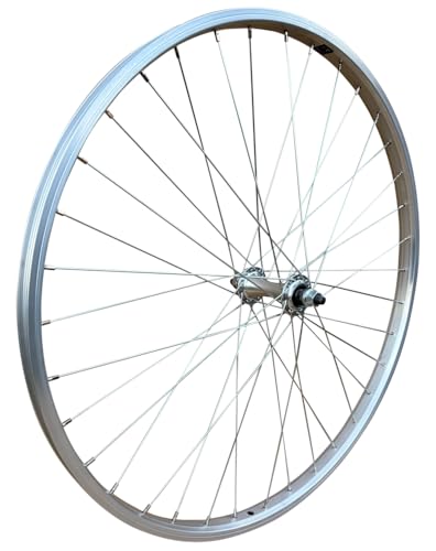Baldys 26" Silver Front Mountain Bike Wheel Sealed Bearing Nutted Hub