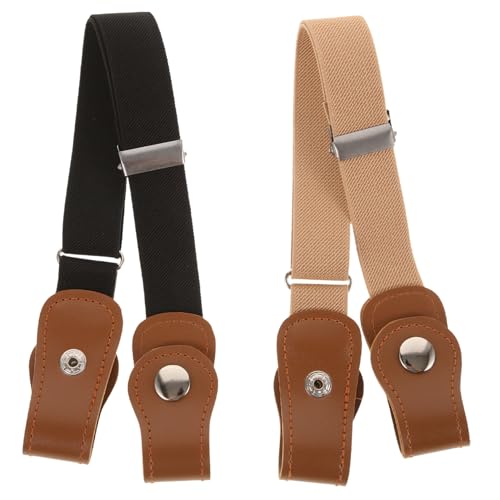 BESTYASH 2pcs Boys Girls Elastic Waist Belts Boys and Girls Belts for Toddlers Stylish and Comfortable