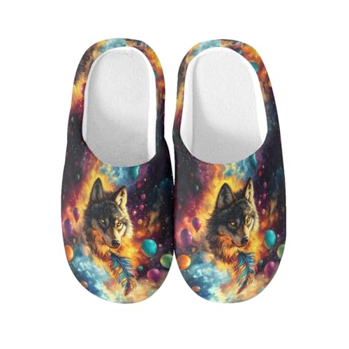 Chaussons en coton avec mousse à mémoire de forme grande taille