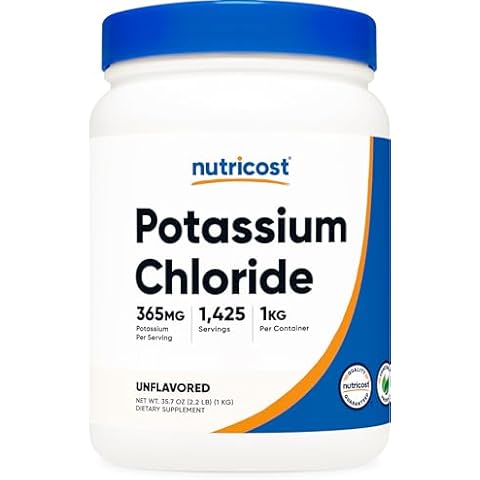 Nutricost Potassium Chloride Powder 1kg Cover