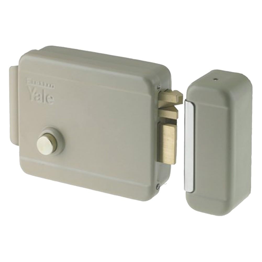 Serratura Elettrica Da Applicare Per Porta Legno Art. 674 Con Scrocco Azionabile Dall'esterno Tramite Chiave, Dall'interno Tramite Pulsante E A Distanza Mediante Impulso Elettrico A Basso Voltaggio (10W-12V). Finitura Acciaio Verniciato. Controbocchetta I - 4
