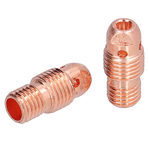 Corpo de pinça TIG, 20 peças pinças de soldagem 21 mm comprimento total para bricolage