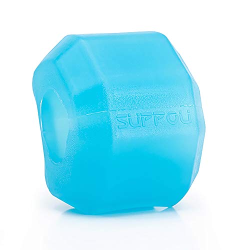SUPPOU Jawline Exerciser Ball, Slim & Defines and Shaper Face, Jaw Strengthener Reduce Double Chin and Neck Toning, Facial Workout Device Elevate Cheeks for Men/Women (Beginner Blue)