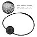 Gavigain Diving Bumpers Outdoor Sports Semaphore Diving Cylinder Balls for Underwater signaling in Outdoor Sports (Black Strap + Black Ball)