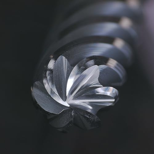 Image of Tools Extra Long Carbide End Mills,6 Flute Square Milling Cutter,High Helix Angle for High Hardness Steel Finshing Milling Processing - 3 /16 Shank (3 /16-3.25 inch 1PCS)