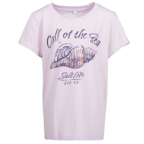 Salt Life Girl's Queen Conch Youth Short Sleeve Classic Fit Shirt