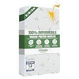 100 % Imperméable: Fournit une construction et une protection durables ; garde votre matelas au sec car il est imperméable.