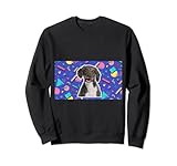 90's Sticker Pattern Dog