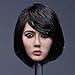 ZHWH Escultura De Cabeza Femenina A Escala 1/6, Cabeza De Muñeca De Belleza Dulce Sexy Asiática para Figuras De Acción Phicen HT De 12",C
