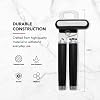 Abridor de latas y botellas multifunción KitchenAid Classic, fácil de usar, rueda de corte de acero inoxidable ultra afilada, mangos ergonómicos suaves, negro 8