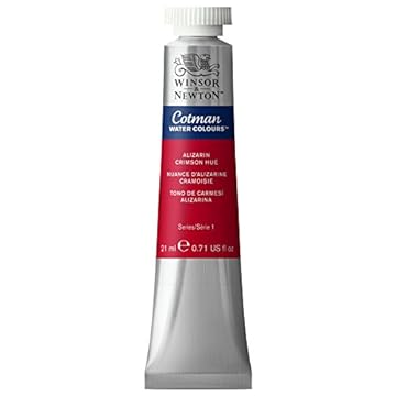 Winsor & Newton Cotman Watercolour Paint 8ml Tube Alizarin Crimson Hue 003
