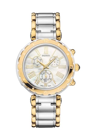 Balmain - Reloj analógico de Cuarzo Suizo con Correa de Acero Inoxidable B56323982U