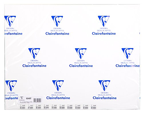Papier Acrylique Clairefontaine 93497C 360g peinture beaux-arts 10 feuilles 75x110cm