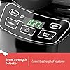 BLACK+DECKER CM1110B Programable 12-Cup Coffee Maker, Easy Pour, Non-Drip Carafe with Removable Filter Basket, Black