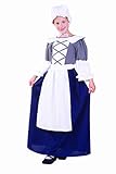 RG Costumes Colonial Peasant Girl, Child Medium/Size 8-10 Multicolor