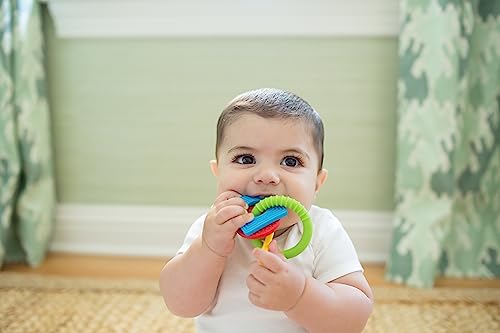 Dr. Brown's Learning Loop, Baby Teether Ring With Multiple Shapes & Textures, Soft 100% Silicone, Bpa Free, 3M+ #TOP4