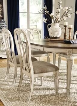 Realyn Dining Room Chair (リーリン ダイニングチェア) Realyn Ribbon Back Dining Chair | Ashley