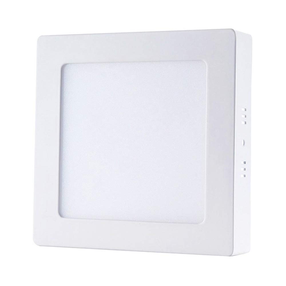 G.W.S® 12W Square LED Surface Mounted Panel Downlight Ceiling Light Day White, LED Driver Included