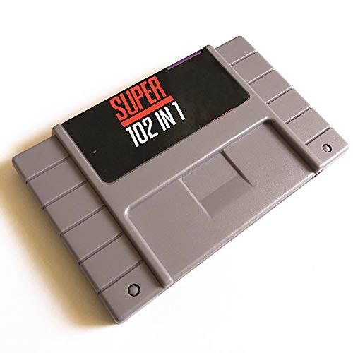 BrotheWiz 16 Bit 46 Game Card Super 102 in 1 Video Game TMNT