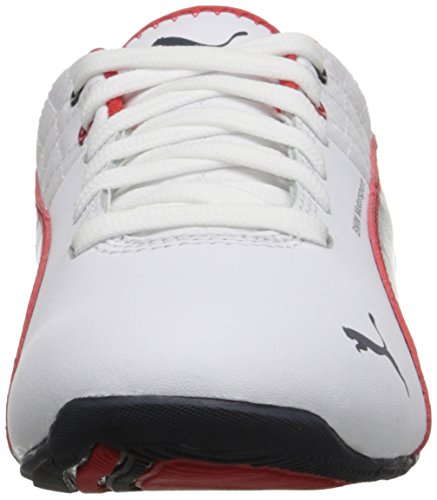 PUMA Drift Cat 6 L BMV JR Sneaker (Little Kid/Big Kid) , White/Team Blue, 5 M US Big Kid2