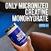 NAKED Pure Micronized Creatine Monohydrate Powder - NSF Certified, Unflavored, 500g, 1.1lb Bulk - Vegan, Non-GMO, Gluten-Free, Soy-Free, No Fillers, Supports Muscle Growth & Strength - 100 Servings