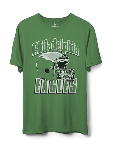 Junk Food Clothing Philadelphia Eagles Throwback Helmet Flea M - Extra Large