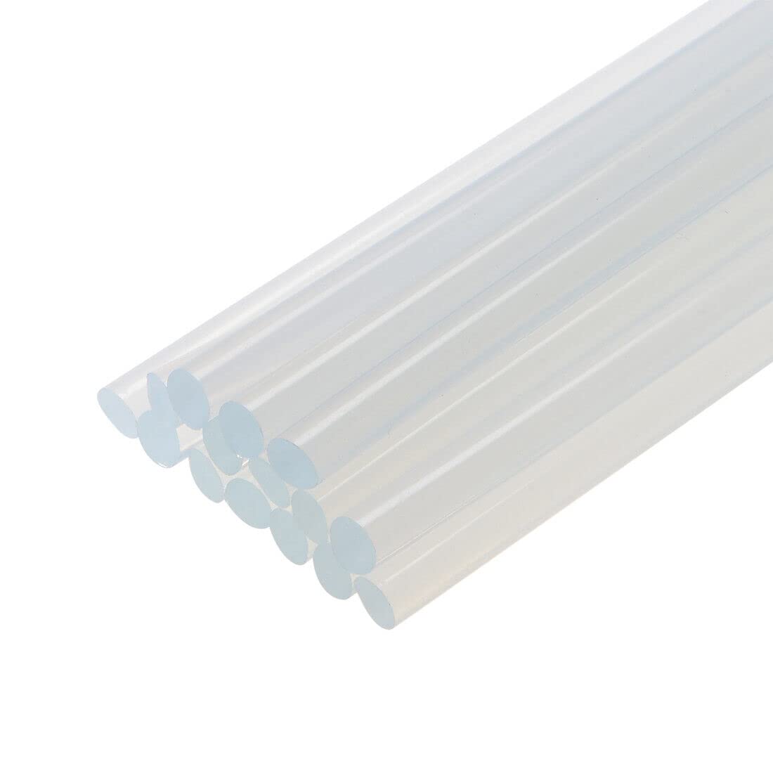 Generic Mini Hot Glue Gun Sticks 8-inch x 0.27-inch for Glue Guns, Clear 15pcs