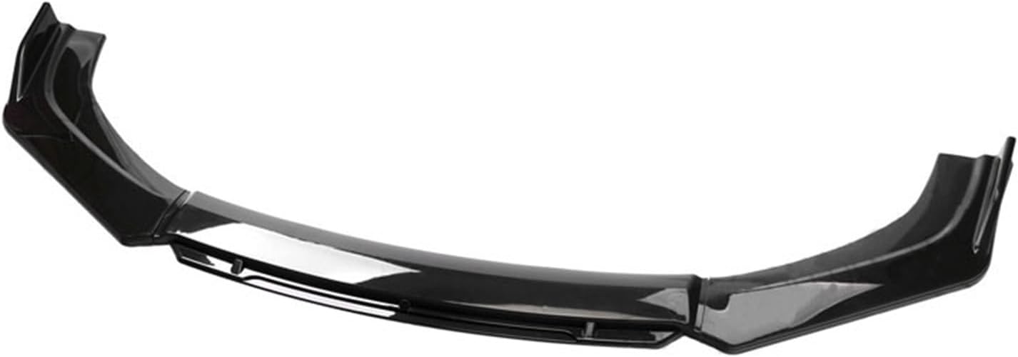Car Universal Front Shovel Gloss Bumper Lip Body Kit Under Lips Diffuser Spoiler Accessories Auto Parts(Black)