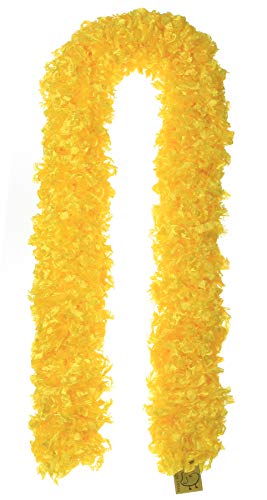 Original Featherless Boa Faux Feather (Yellow)