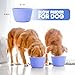 Focxoio Slow Feeder Dog Bowl,Non-Slip Lick and Freeze Bowl for Dogs,Long Lasting Silicone Licking Mat for All Dog Sizes,Anti-Chocking and Reduce Anxiety(Blue)