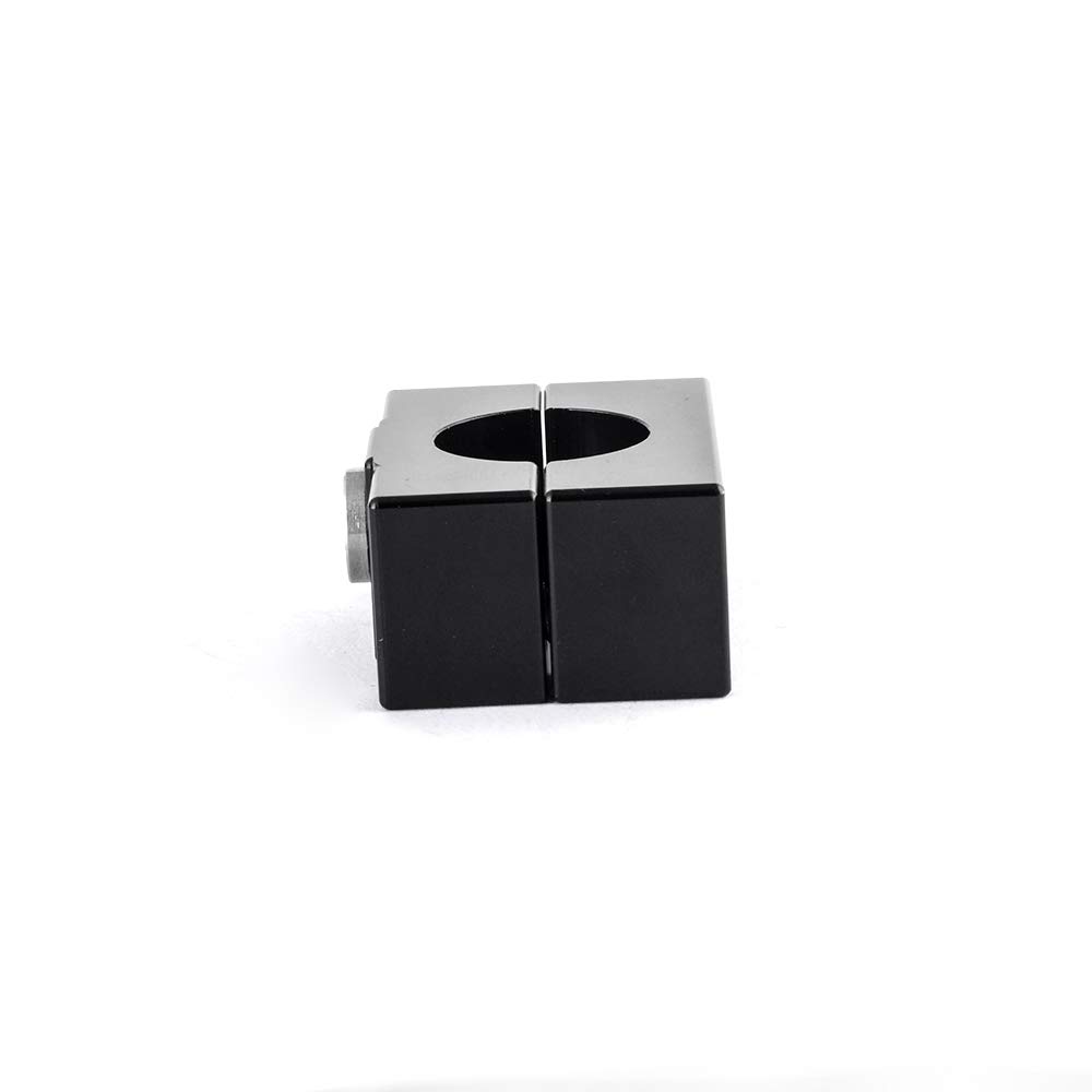 Oldbones - Guía de perforación para manillar de motocicleta para taladro de 5 mm, compatible con barras de 22 mm a 25 mm
