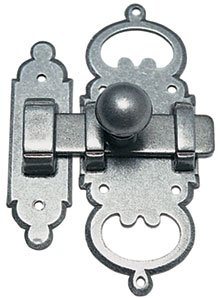 Genérico Pba05046 - Targette 682 (Hierro, 100 X 38 Mm-23339), Color Negro