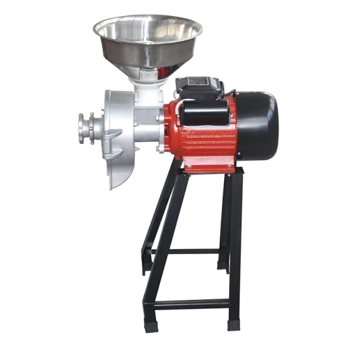 YIGECHENXIN 150 steel mill wet and dry grinding machine, Commercial Grain Grinder Machine, Small size big magic Applicable to corn, soybean, rice flour