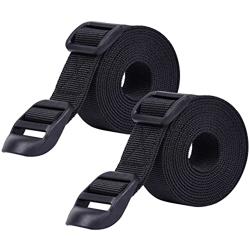 Wisdompro Sleeping Bag Strap, 2 Pack of Heavy Duty Utility Straps for Backpacking, Sleeping Bag...