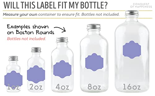 Vanilla Sugar Label For 1 Oz Boston Round Bottles And Larger - Handmade By Conquest Of Happiness | Pack Of 18 #TOP3