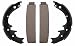 Wagner Z267R Riveted Brake Shoe Set, Rear
