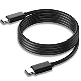 Cavo di ricarica da USB C a USB C, 65 W, 1,8 m, cavo di ricarica rapida universale per laptop PD Spectre Chromebook x360 Envy/DELL/Thinkpad Yoga/Asus/Samsung/MacBook/Huawei Matebook, cavo di