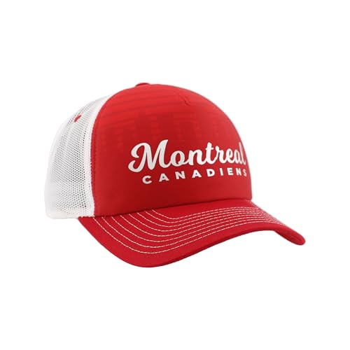 ZHATS Montreal Canadiens NHL Officially Licensed Women's Adjustable Hat Foil Spirit Team Color
