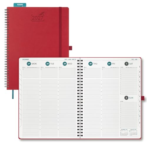 BEZEND 2027 Planner Weekly and Monthly, Daily Calendar Book, Large 8.5"x11"
