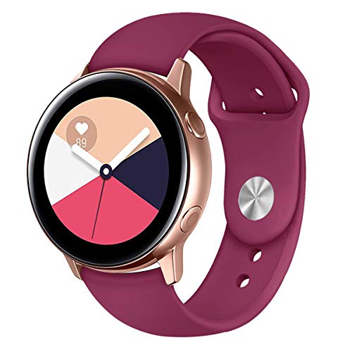 Ankersaila �o���h �Ή� Samsung Galaxy Watch Active 40mm,20mm �\�t�g�V���R�� �����p�o���h �K�� Sumsung Galaxy Watch Active 2/Galaxy Watch 42mm/Gear S