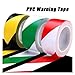 Versatile Marking barrier Tape Safety Tapes Black/White Hazard Warning Tape Adhesive Marking Barrier Tape(80MM x 33Meter)