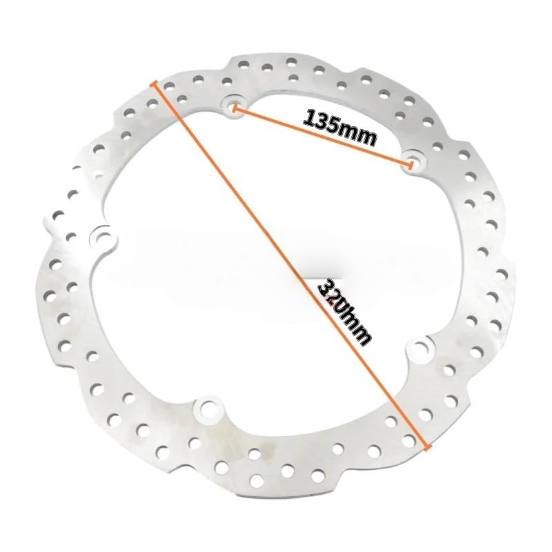 Disque de frein moto pour résoudre les vibrations sur NC 750X