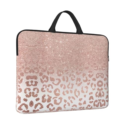Funda para portátil de 14 pulgadas diseño glitter oro rosa miniatura 2