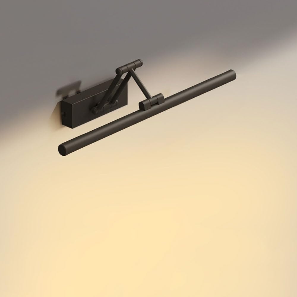 NHPJFDC Adjustable LED Linear Vanity Light - Swing Arm Mirror Cabinet Lamp for Bathroom, Over Mirror Picture Lighting Fixture, Washroom Wall Sconce, Modern Design.