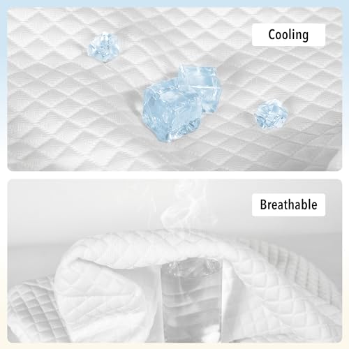 The-Cube-Pillow-for-Side-Sleepers-Square-Pillow-Firm-Memory-Foam-Rectangle-Box-Block-Pillow-for-Sleeping-24-x-12-x-5-Inch-White