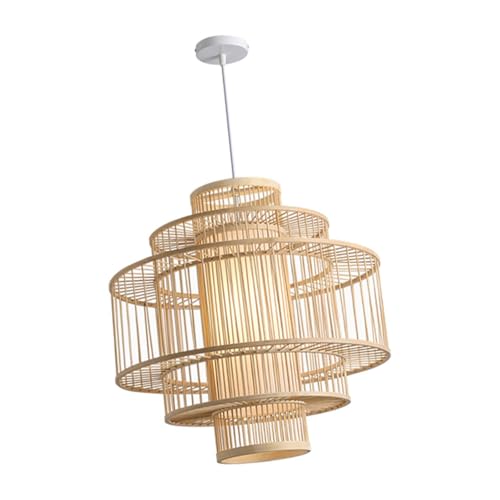 Lustre de plafond en bambou au design distinctif et authentique - 2