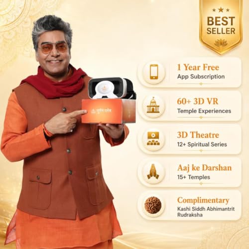 Image of Durlabh Darshan VR Headset +1 Year App Subscription
