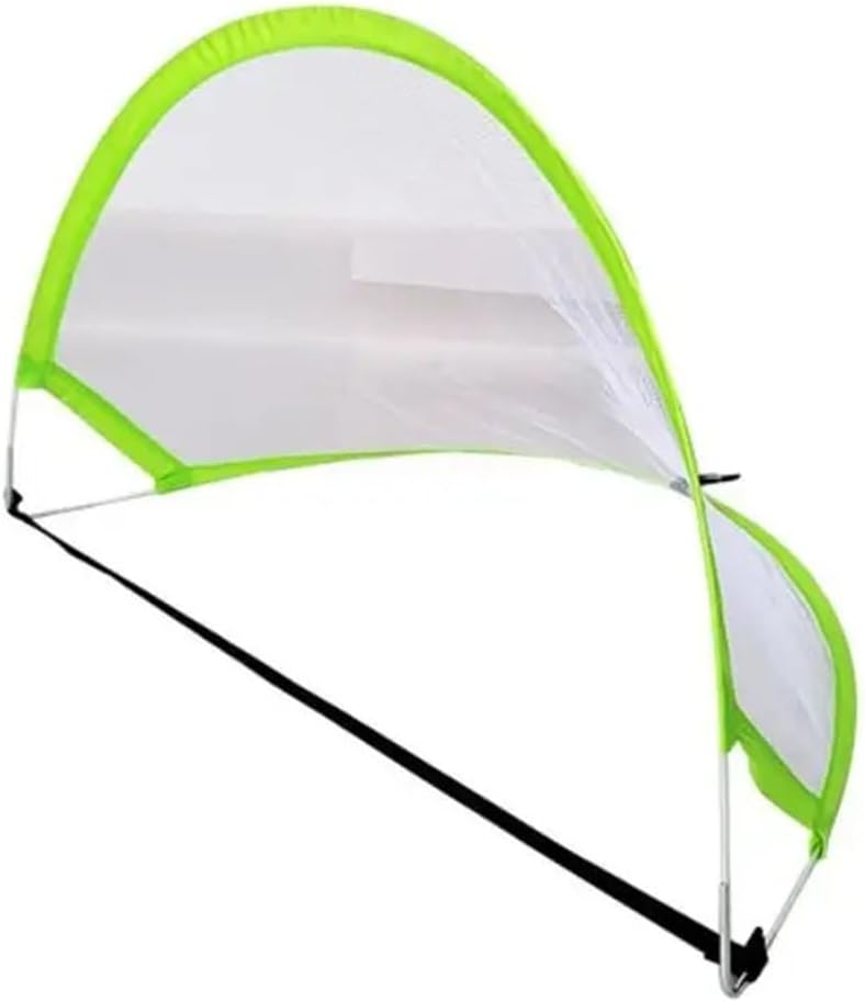 Compatible - Pop Up Folding Soccer Goal Net Set with Carrying Case Football Training Interactive Toy