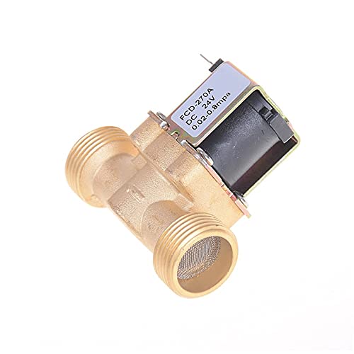 Électrovanne eau 3/4 pouce de haute précision avec finition dorée